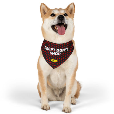Adopt Dont Shop, Pet Bandana Collar