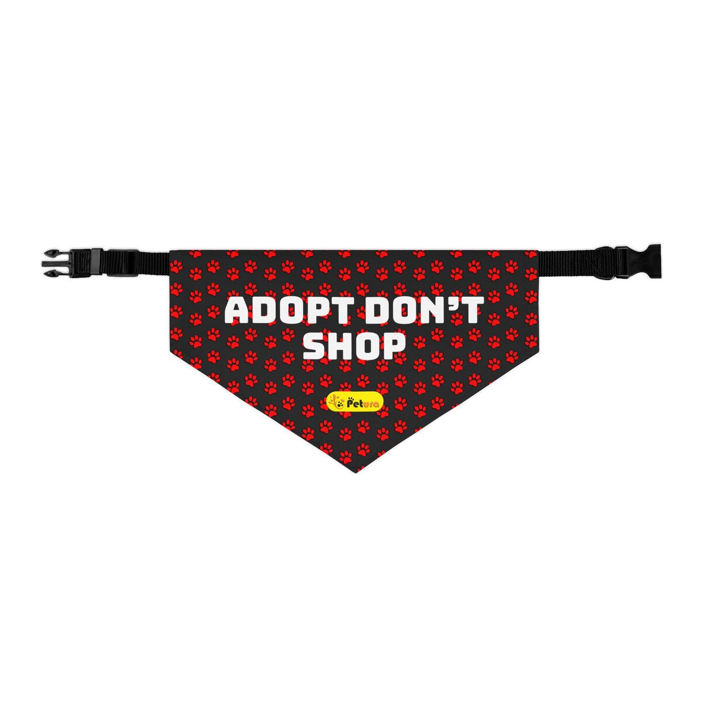 Adopt Dont Shop, Pet Bandana Collar