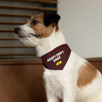 Adopt Dont Shop, Pet Bandana Collar