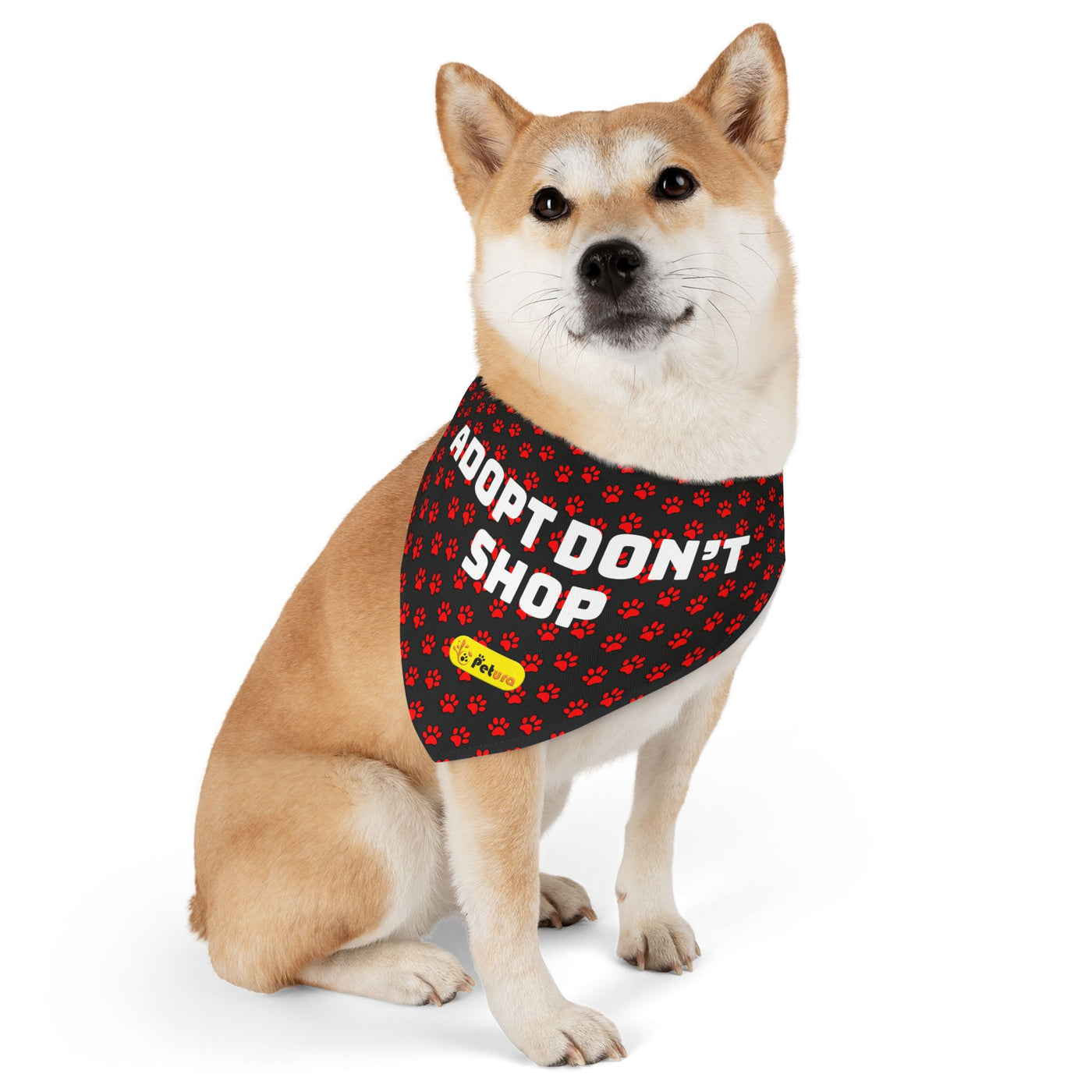 Adopt Dont Shop, Pet Bandana Collar