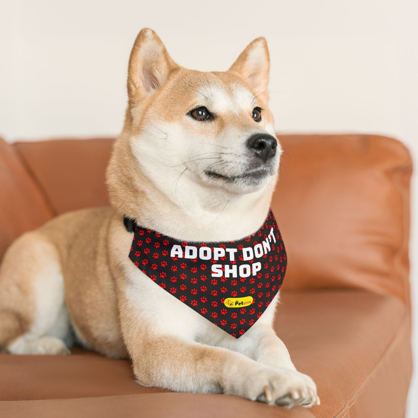 Adopt Dont Shop, Pet Bandana Collar